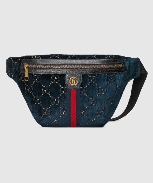 GG VeLouis Vuittonet Belt Bag Dark Blue