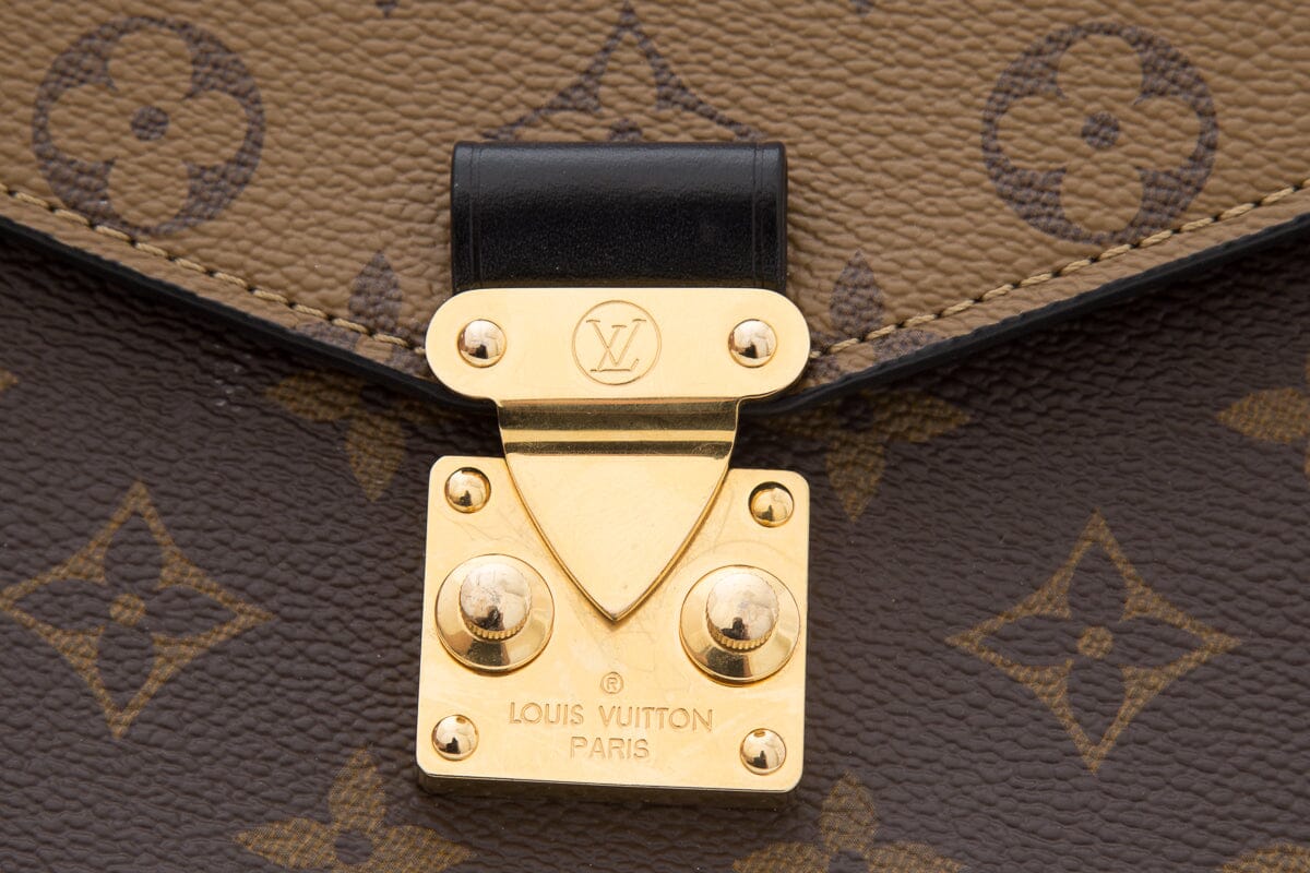 Louis Vuitton Brown Reverse Monogram Pochette Metis Cross-Body