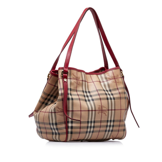 Beige BBR Haymarket Check Canterbury Tote Bag