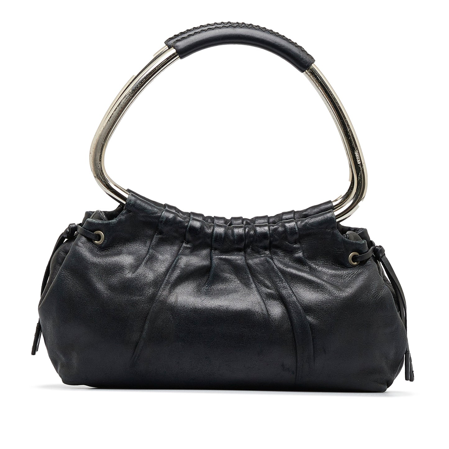 PRADA Leather Ring Handbag