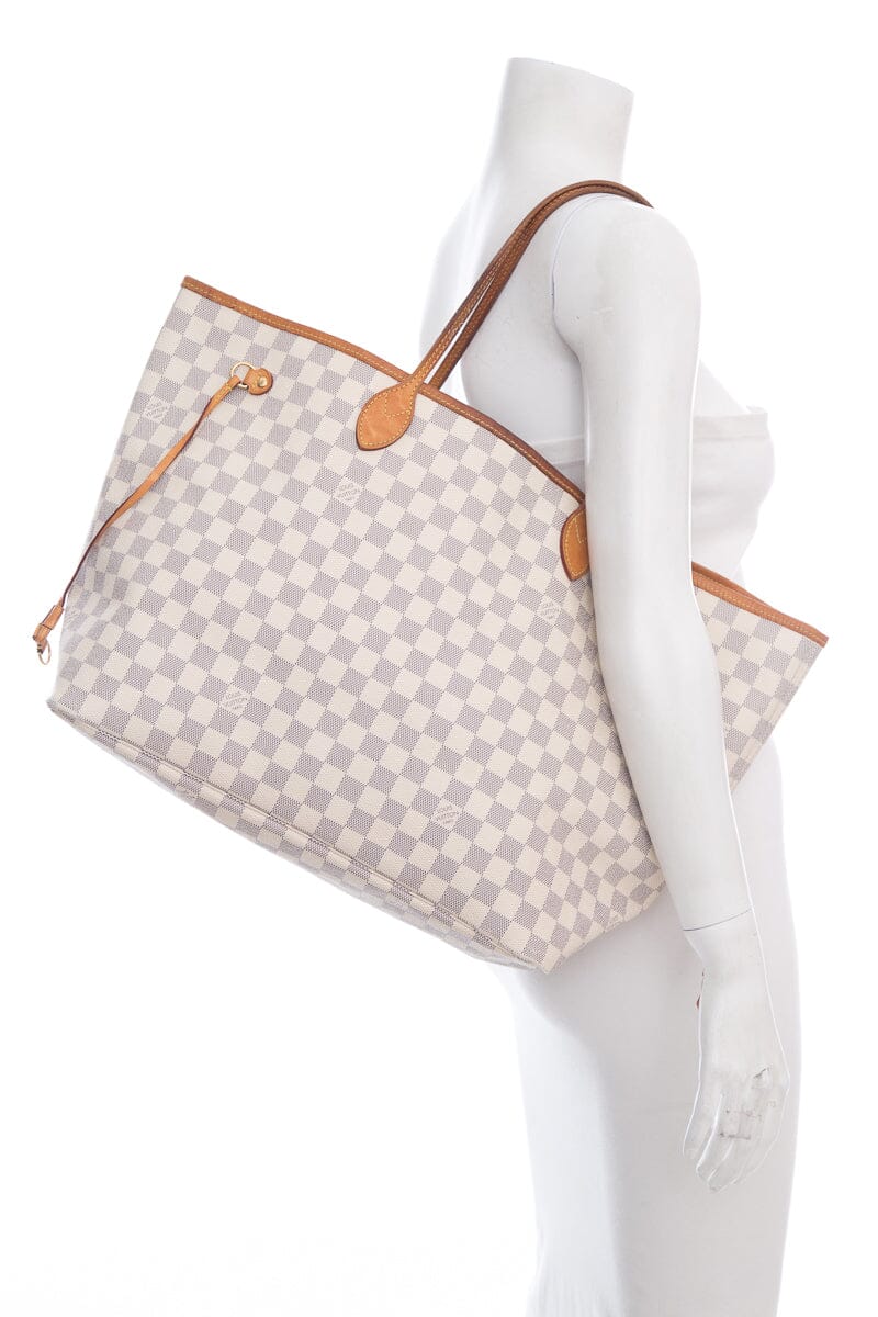 Louis Vuitton Monogram Neverfull GM Damier Azur Tote