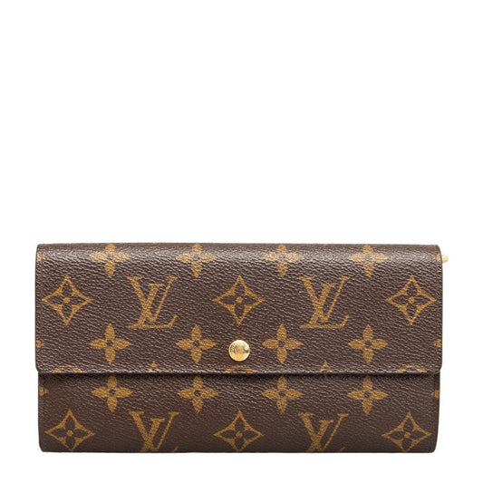 Louis Vuitton Monogram M61734 Long Wallet PVC Brown