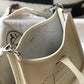 HM Evelyne 16 Amazone Bag Beige With Silver-Toned Hardware For Women, Shoulder And Crossbody Bags 6.3in/16cm
