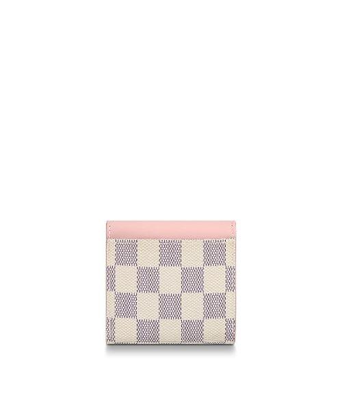 Louis Vuitton Zoé Wallet Damier Azur Eau de Rose Pink