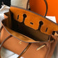 HM Birkin Brown For Women Gold Toned Hardware 11.8in/30cm