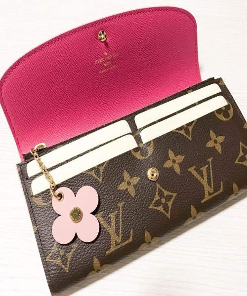 Louis Vuitton Emilie Wallet Monogram Rose Ballerine