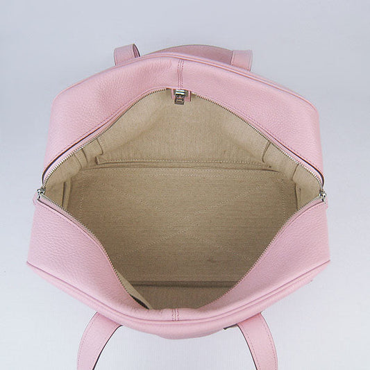 Hermes Togo leather handbag H2802 pink