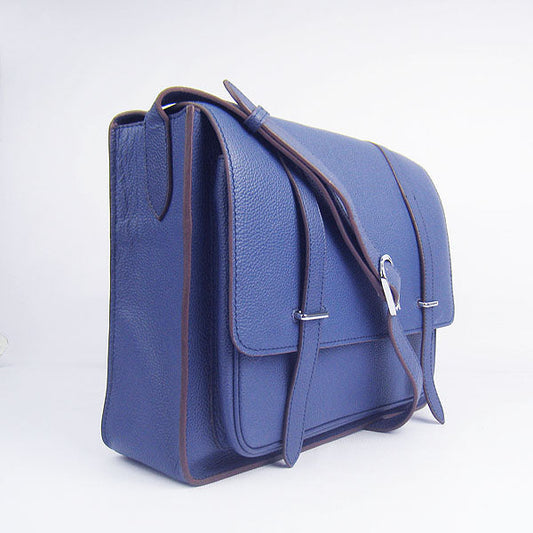 Hermes Steve Ladies Shoulder Bag Blue