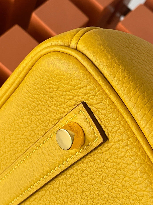 HM Birkin Nata Swift Yellow For Women Gold Toned Hardware 10in/25cm
