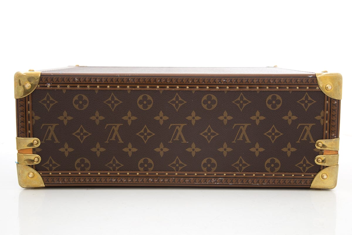 Louis Vuitton Brown Monogram & Multicolor Handpainted Trunk