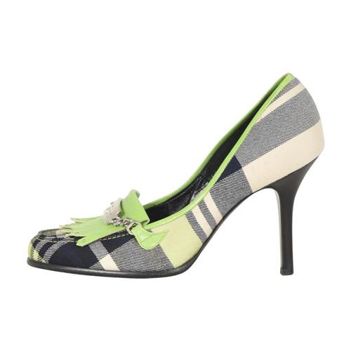 Dior Plaid Pumps