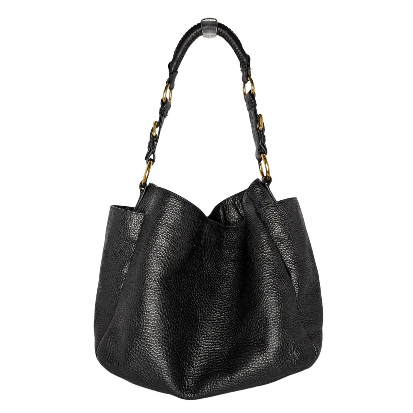 Prada Vitello Daino Side Pocket Hobo