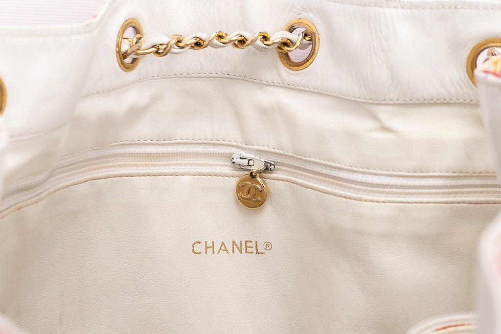 Sac bourse en toile Chanel