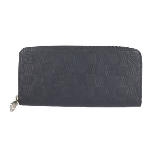 Louis Vuitton Black Canvas Zippy Wallet Vertical wallet accessories