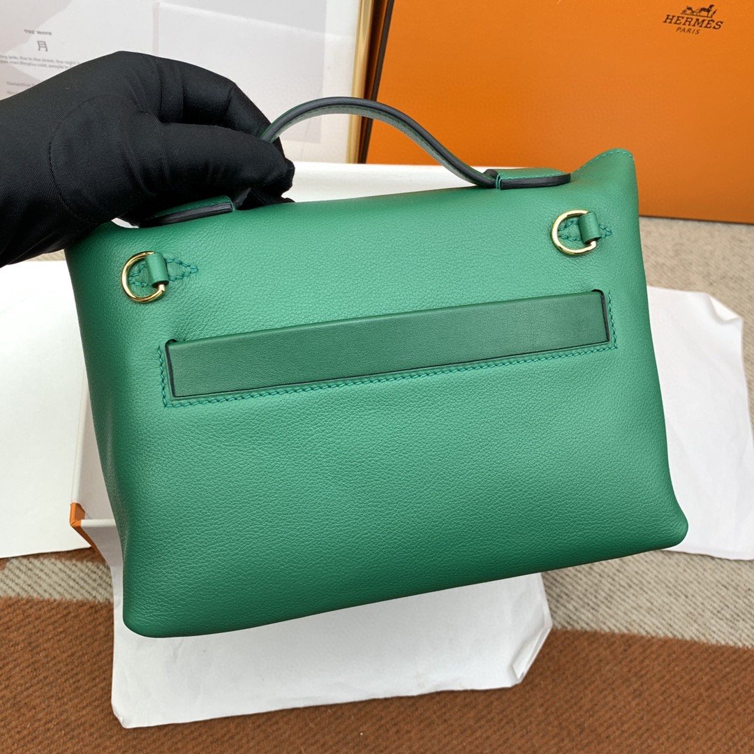 HM 24/24 Mini Evercolor Swift Green For Women, Womenâ€™s Handbags, Shoulder Bag 8.2in/21cm