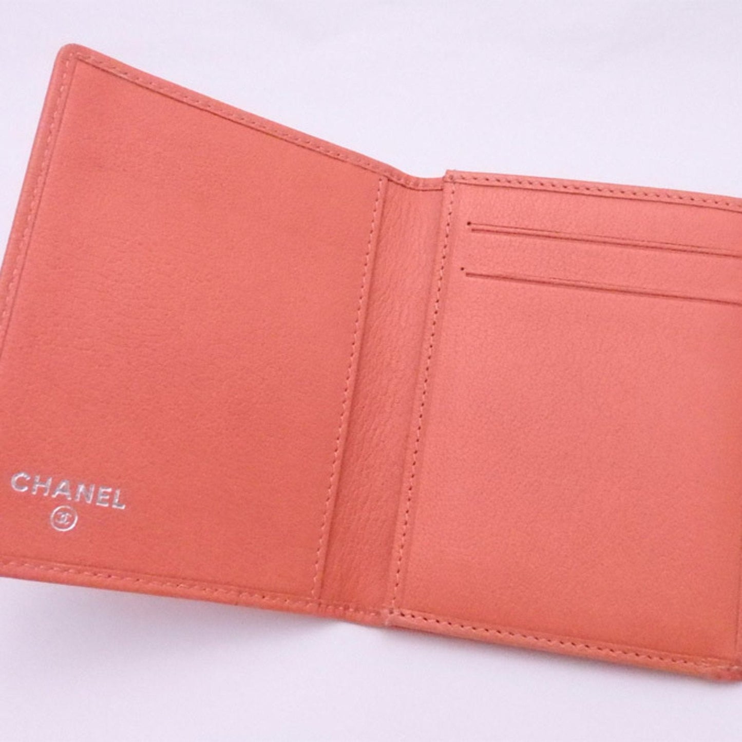 Chanel Pink Leather  wallet accessories