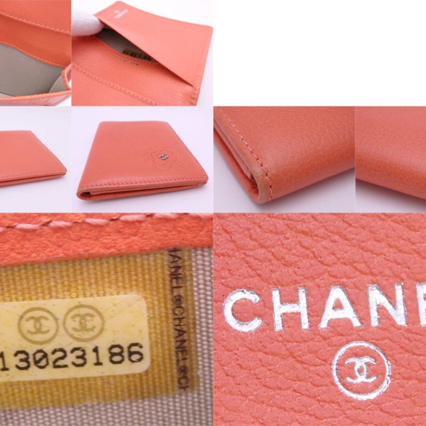 Chanel Pink Leather  wallet accessories