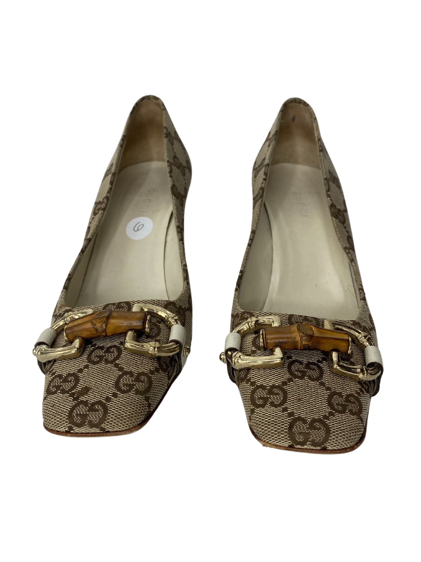 Vintage Gucci Monogram Canvas Pumps |US6|IT36|