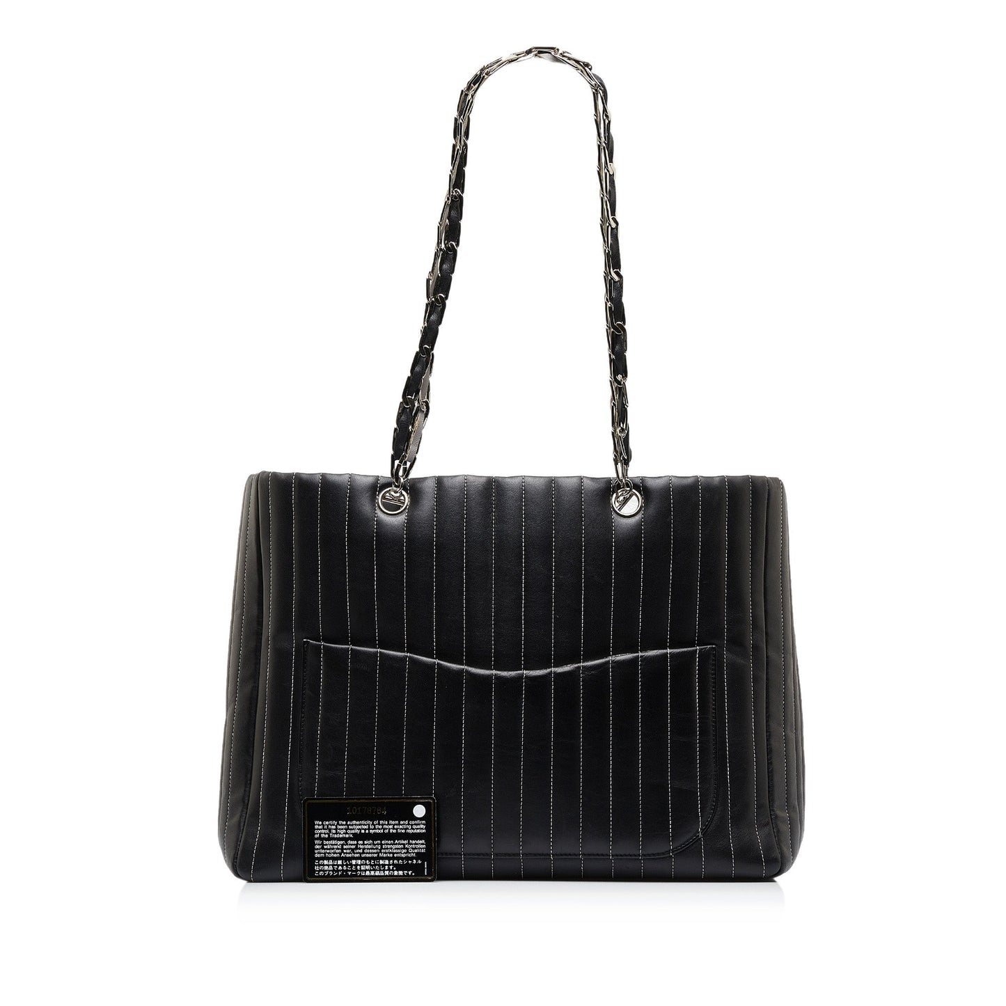 Black Chanel CC Mademoiselle Ligne Tote