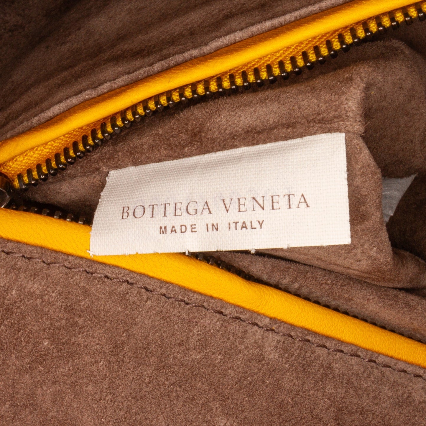 Yellow Bottega Veneta Intrecciato Nappa Tote Bag Satchel