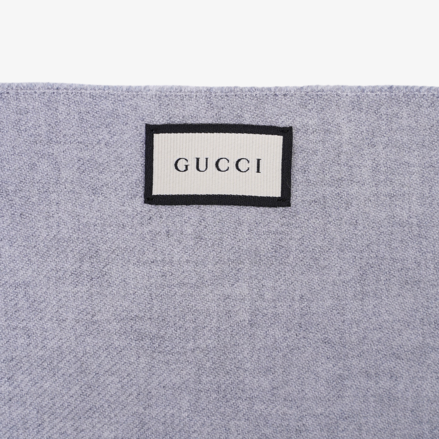 Gucci Womens Jaquard Scarf Blue Grey