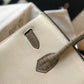 HM Birkin White For Women Gold Toned Hardware 11.8in/30cm