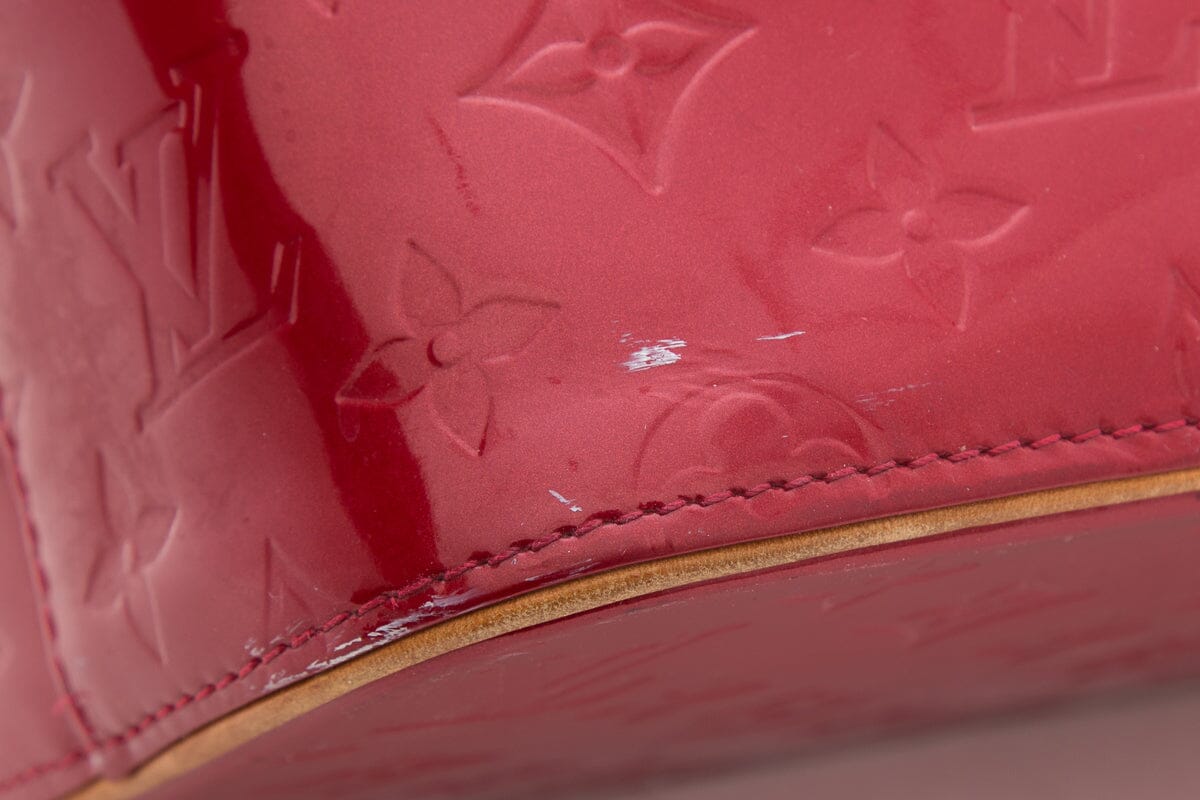 Louis Vuitton Red Monogram Vernis Handbag