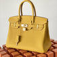 HM Birkin Nata Swift Yellow For Women Gold Toned Hardware 10in/25cm
