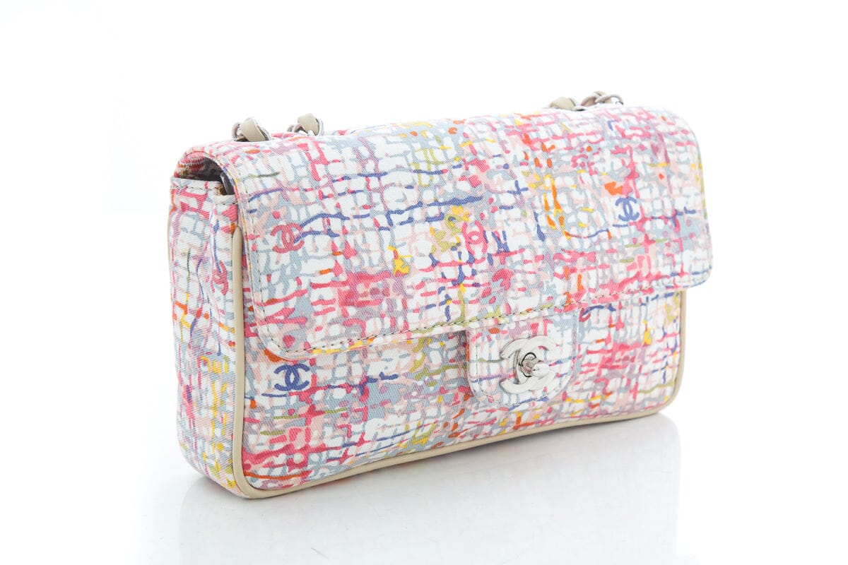 Chanel Multicolor Lucky Clover Flap Handbag