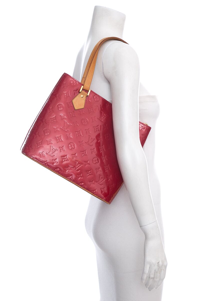 Louis Vuitton Red Monogram Vernis Handbag