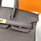 HM Birkin Nata Swift Dark Brown For Women Gold Toned Hardware 10in/25cm