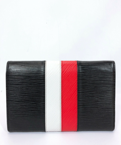 Louis Vuitton Zippy Wallet Epi Stripes special edition Noir