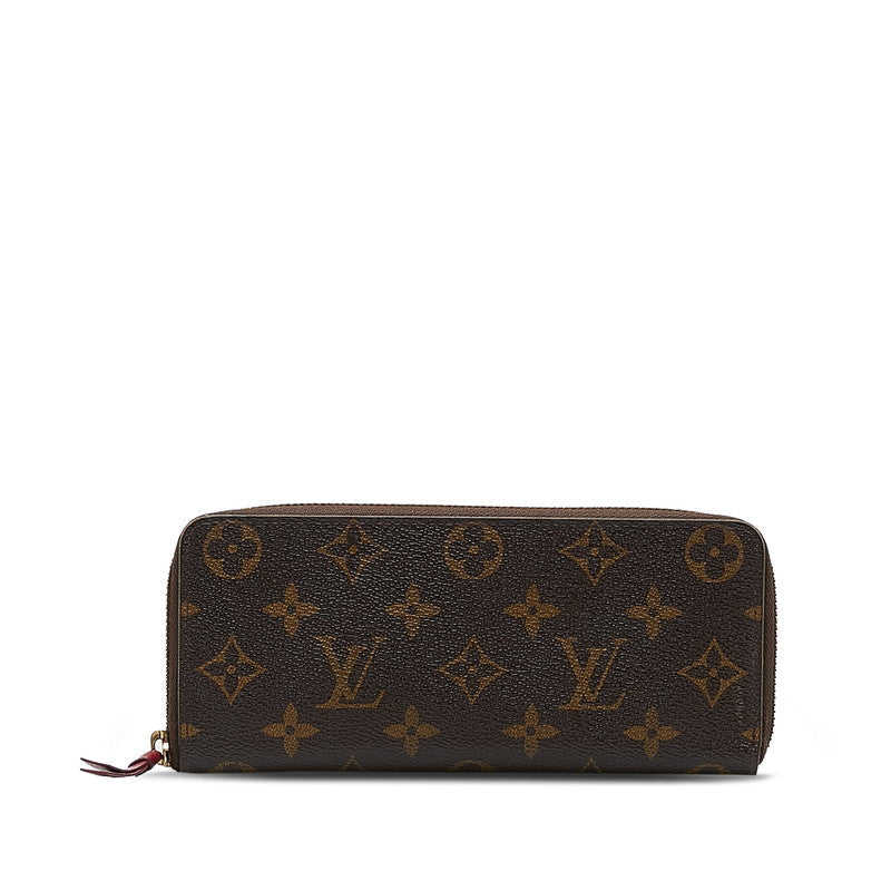 Louis Vuitton Monogram Portfolio Claimance Round Fassner Long Wallet M61298 Fushai Brown PVC Leather Ladies Louis Vuitton [Original] Fushai