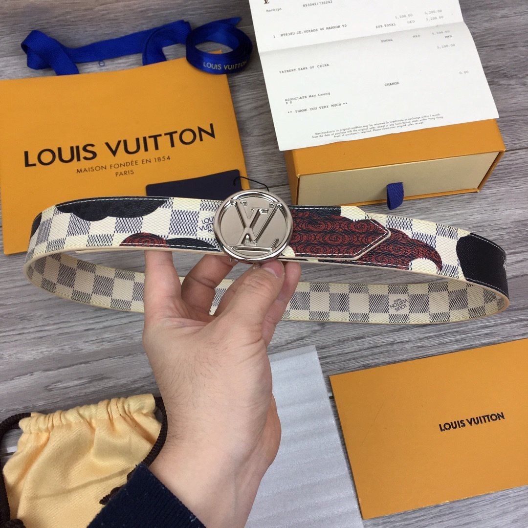 Leather Belt Louis Vuitton