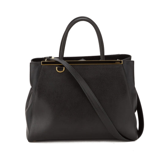 Fendi Black 2Jours Tote Bag (Indistinguishable)