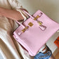 HM Birkin Electric Rose Sakura 3Q For Women Gold Toned Hardware 11.8in/30cm