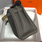 HM Birkin Electric Etoupe CK81 For Women Gold Toned Hardware 11.8in/30cm