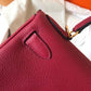 HM Birkin Electric Rouge Grenat K1 For Women Gold Toned Hardware 11.8in/30cm