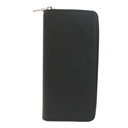 Louis Vuitton Black Leather Zippy Wallet Vertical wallet accessories