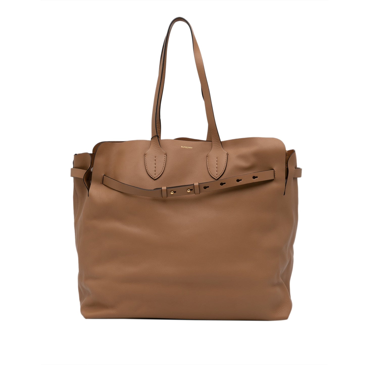 Brown BBR Belt Soft Leather Tote