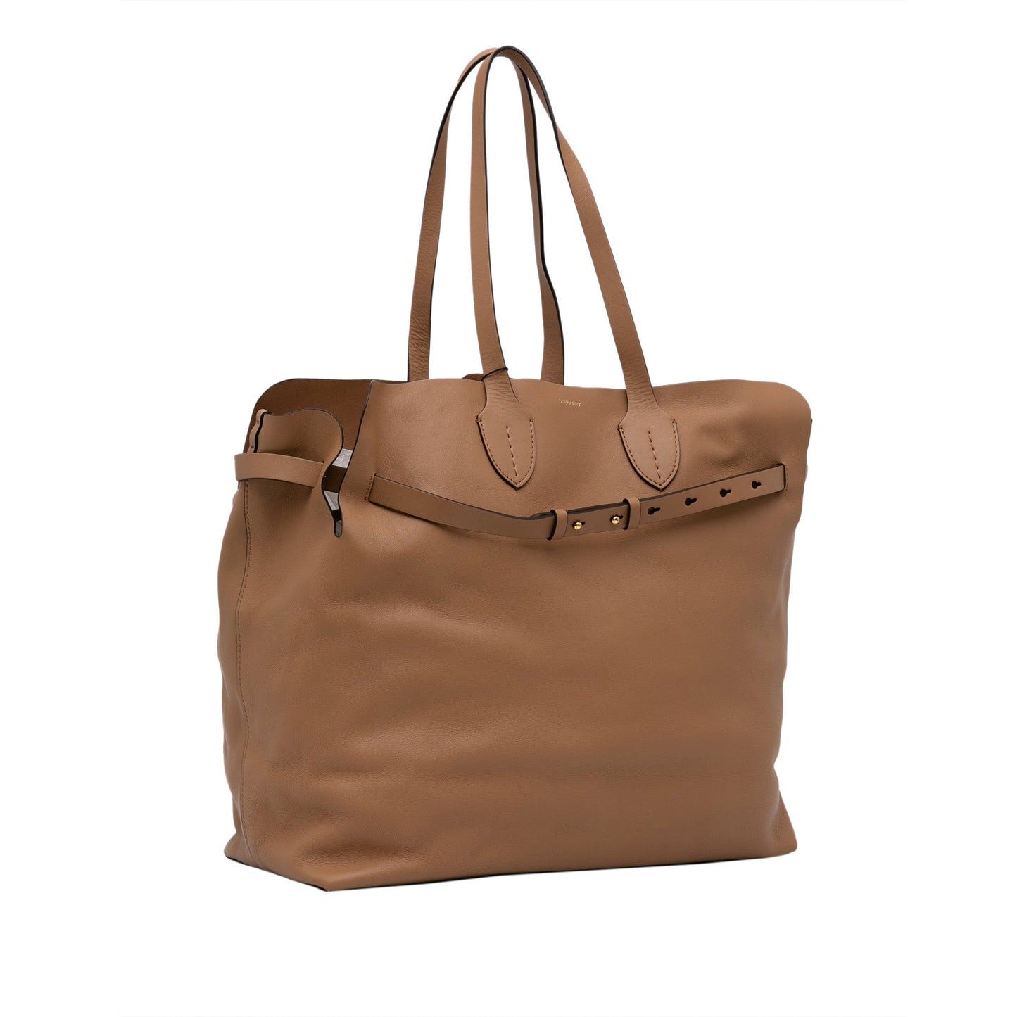 Brown BBR Belt Soft Leather Tote