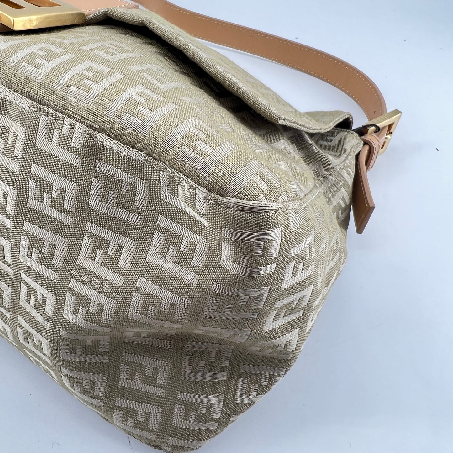 Fendi Zukka Mamma Baguette Shoulder Bag