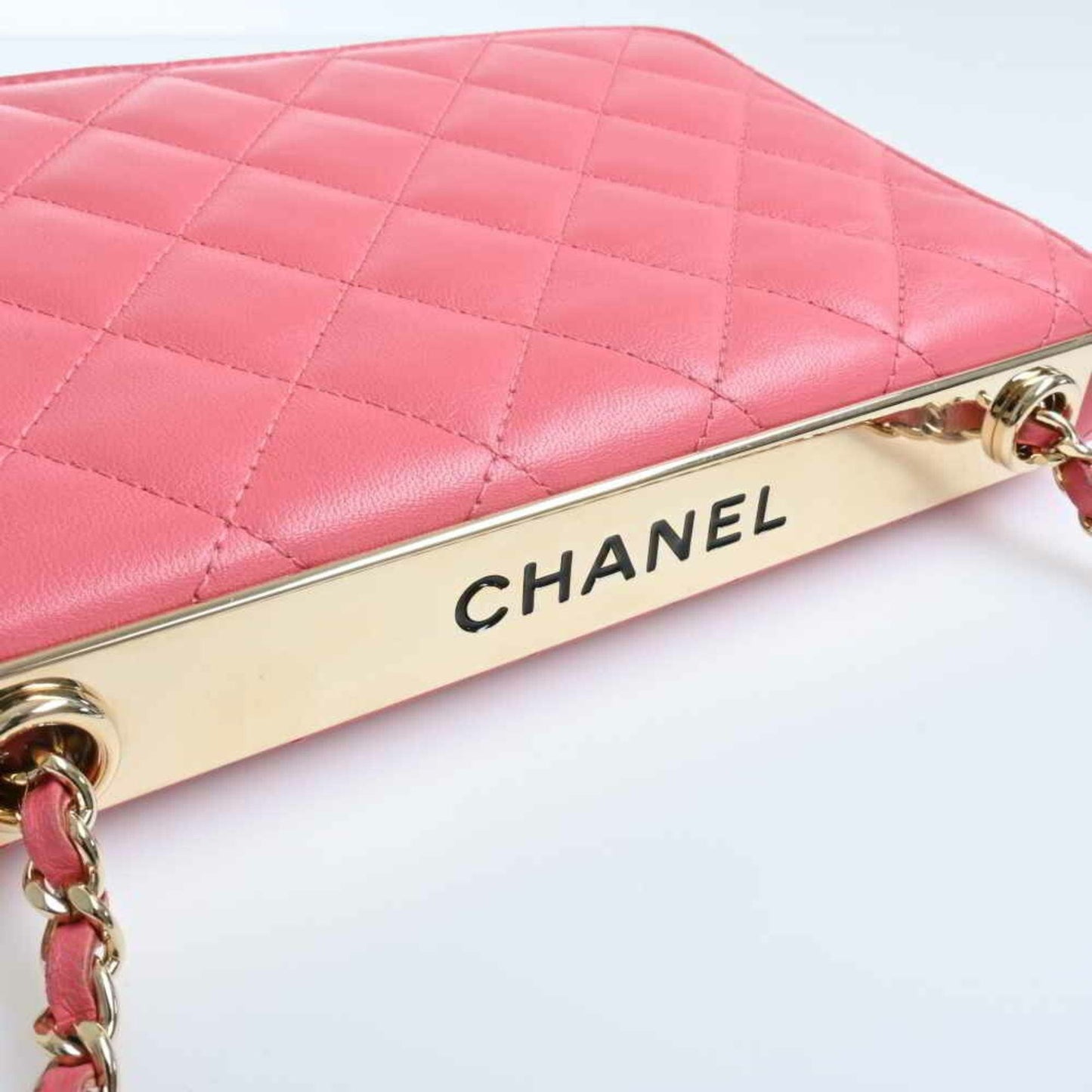 Chanel Pink Leather Wallet On Chain wallet accessories