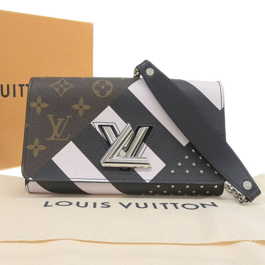 Louis Vuitton Black Canvas Twist wallet accessories