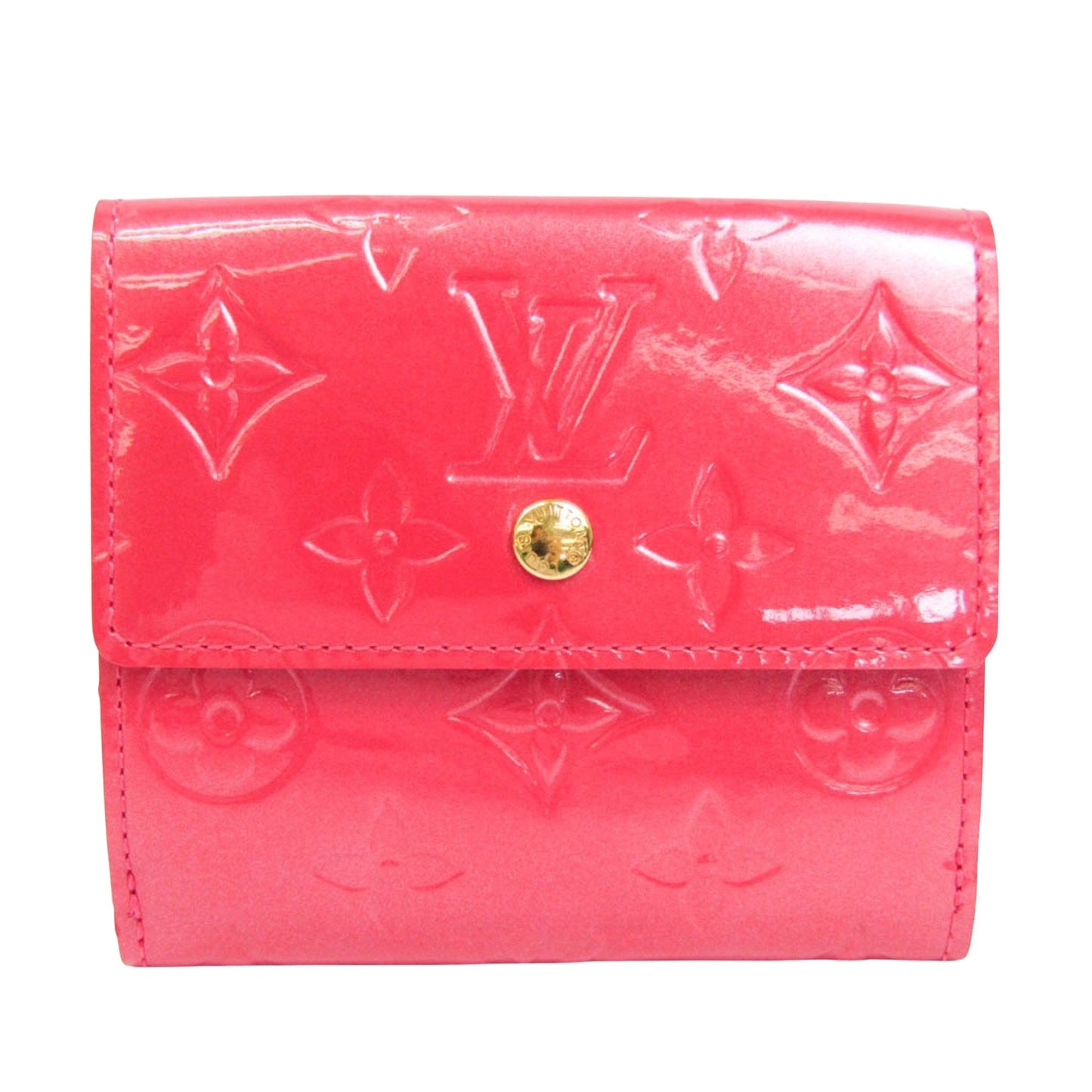 Louis Vuitton Pink Patent leather Elise wallet accessories