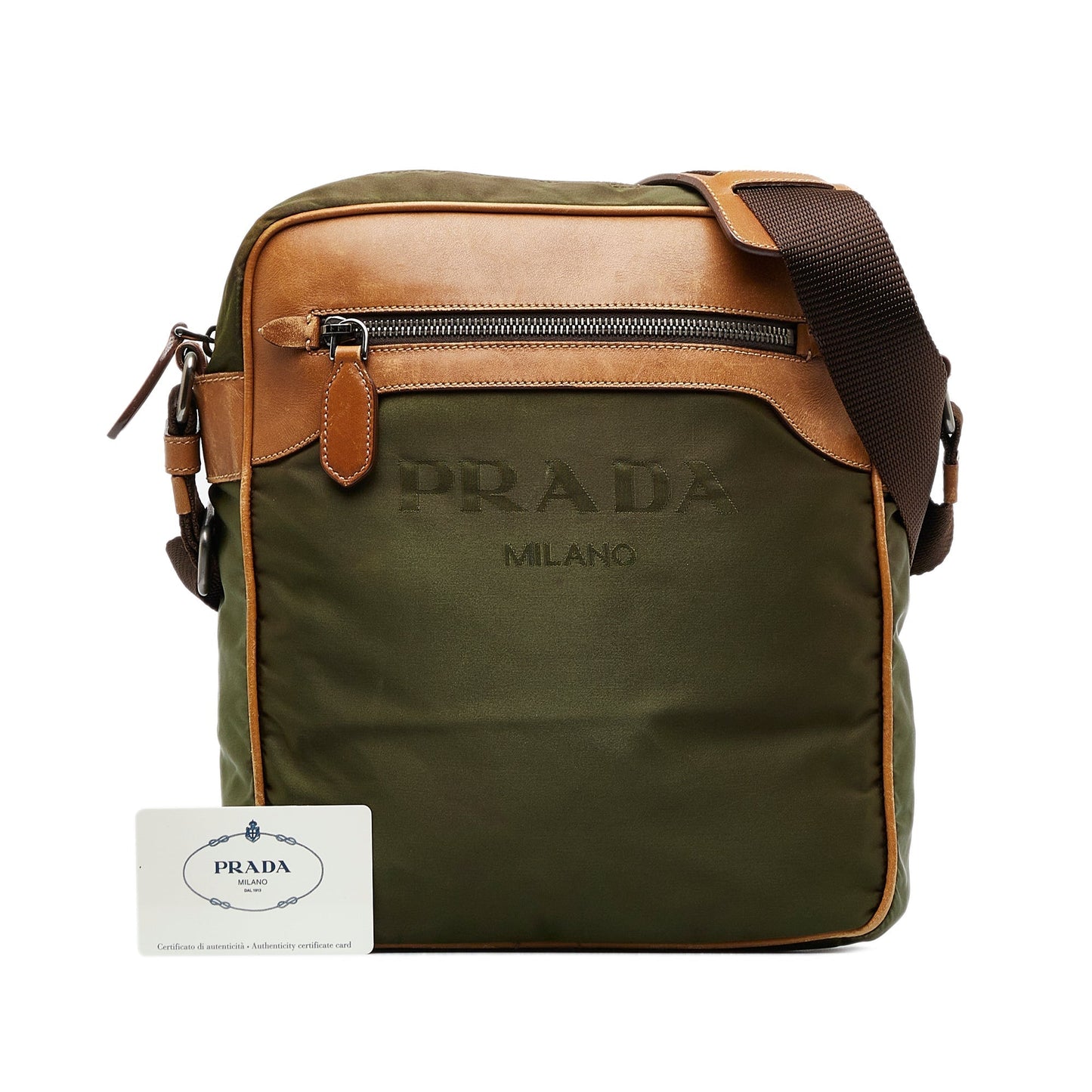 PRADA Canapa Logo Tessuto Crossbody Crossbody Bag