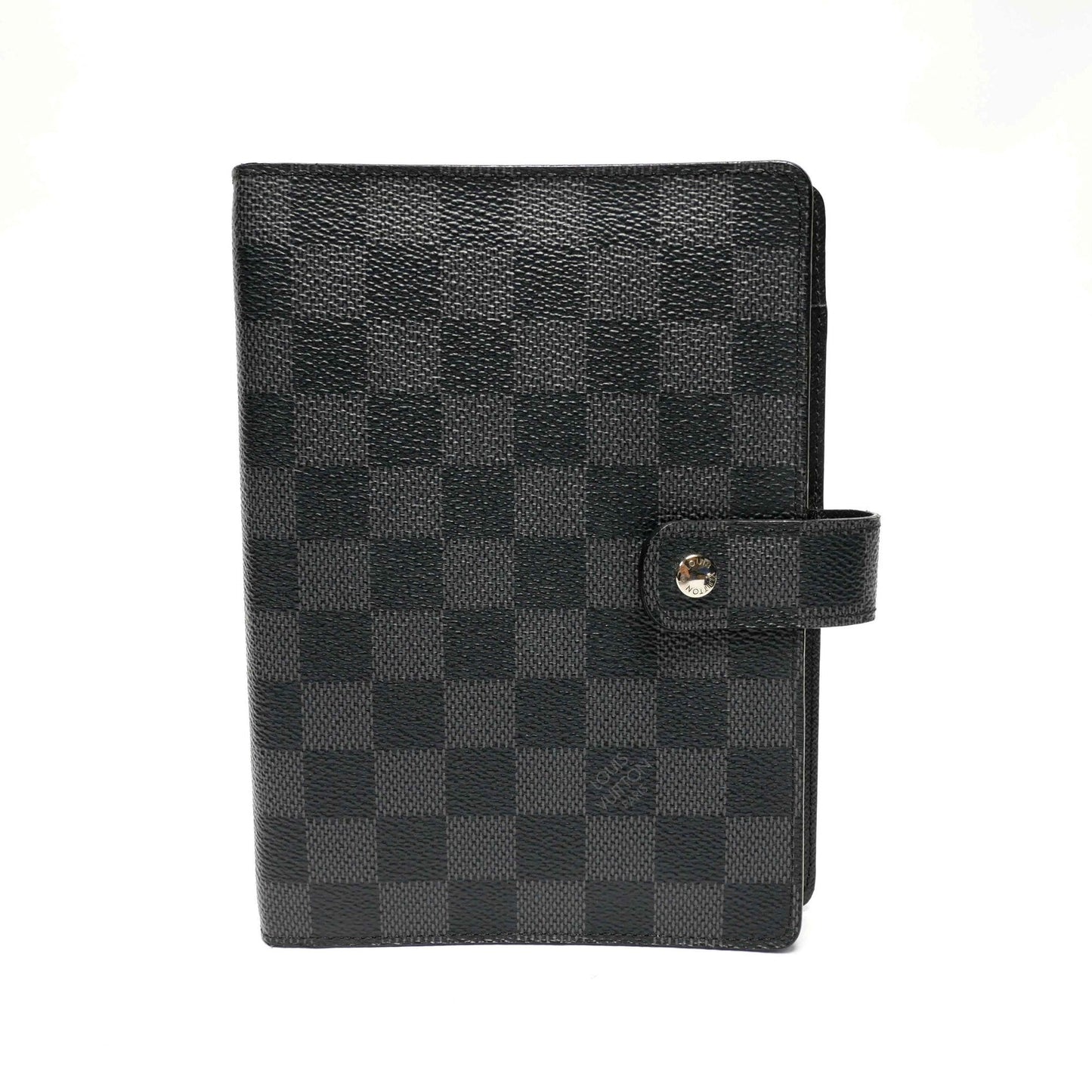 Louis Vuitton Gray Canvas Couverture agenda de poche wallet accessories