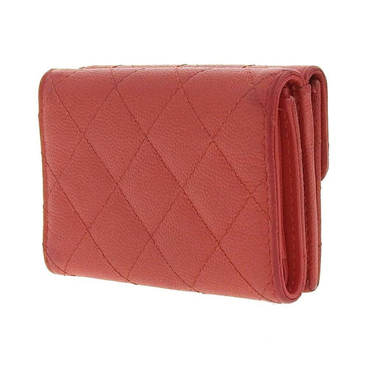 Chanel Pink Leather Timeless wallet accessories