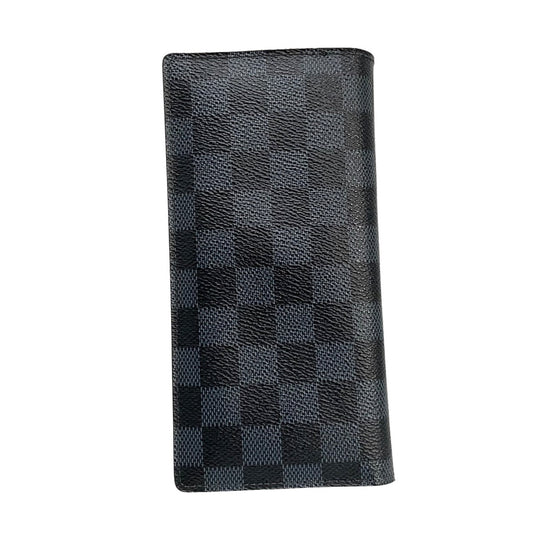 Louis Vuitton Gray Canvas Brazza wallet accessories