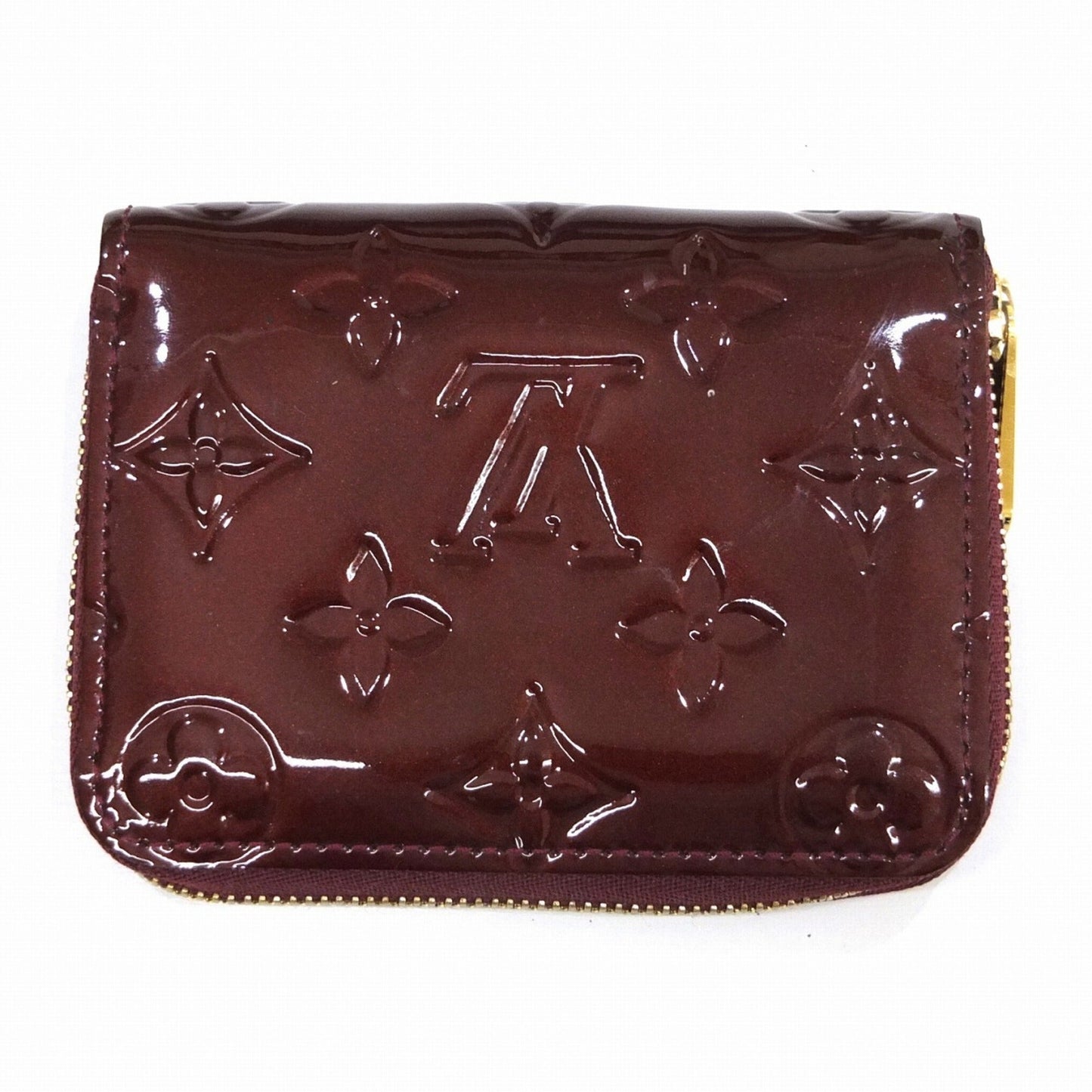 Louis Vuitton Bordeaux Patent leather Zippy coin purse wallet accessories